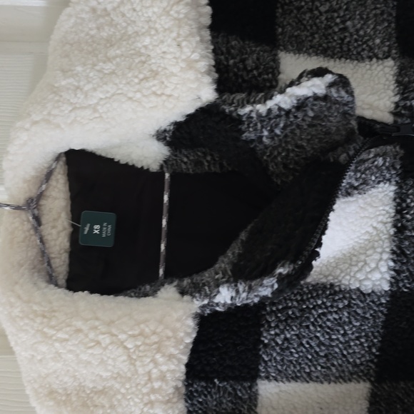 SEBBY BRAND WOMEN'S BLACK AND WHITE WARM COAT SIZE XS - Picture 3 of 16